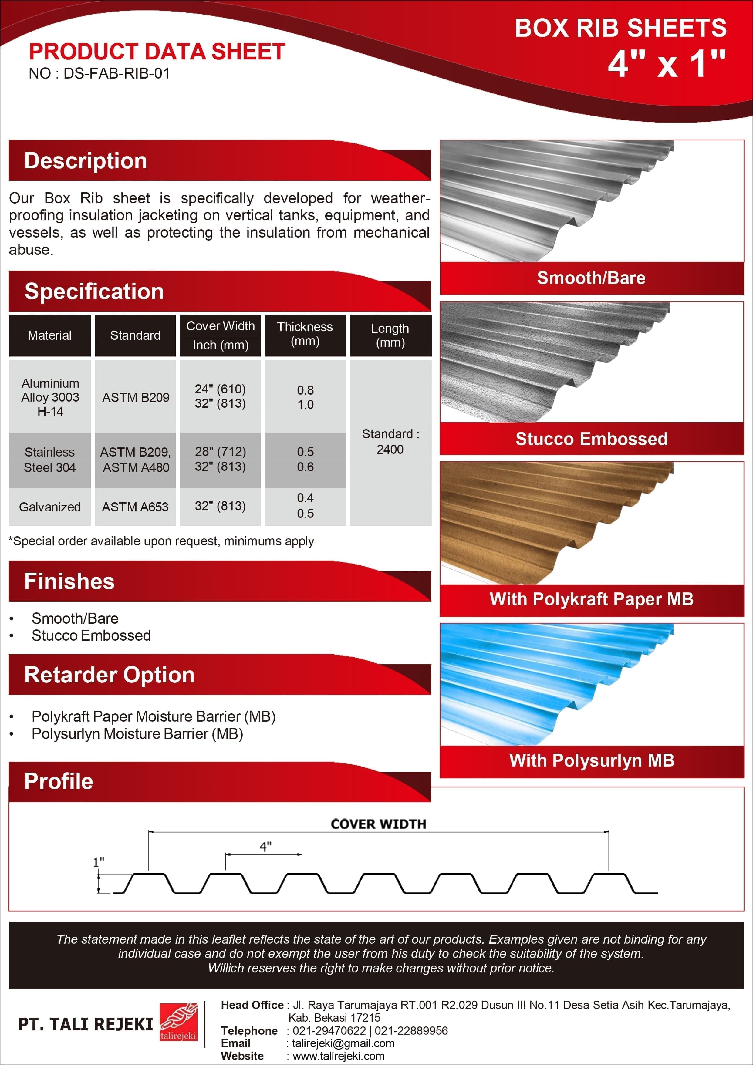 Aluminium Corrugated Sheet
